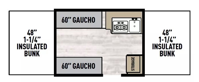 2023 FOREST RIVER VIKING 1706XLS, , floor-plans-day image number 0